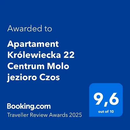 Królewiecka 22 Centrum Molo Jezioro Czos Apartament